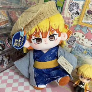 Demon Slayer Inspired: Zenitsu Agatsuma 20cm Soft Plush Doll