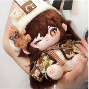 Genshin Impact Plush: Hu Tao - 20cm Soft Cotton Doll (Fan Merch)